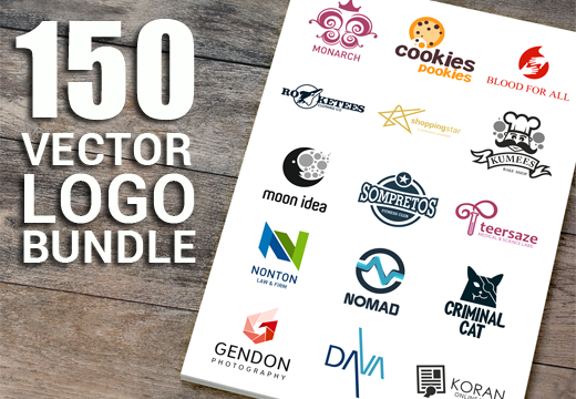 [Inkydeals] 150 High Quality Vector Logo Templates_0.png